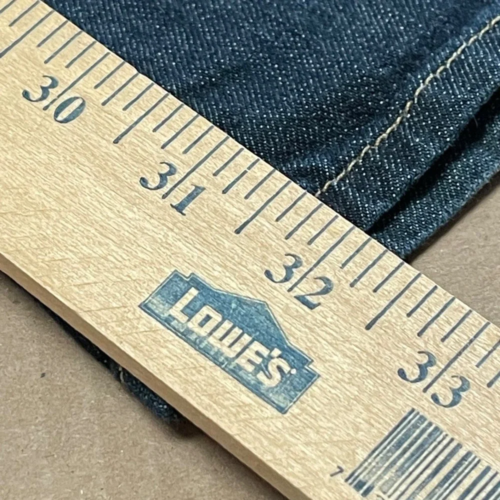 Talbots Women's Straight Leg Jeans Size 8 Dark Blue‎ High Rise Stretch Denim